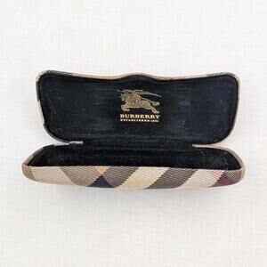 Burberry Nova Check Eyeglass Replacement Clamshell Luxury Hard Shell Case